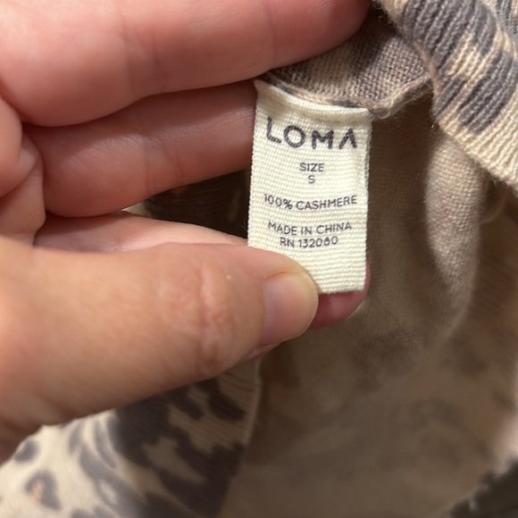 LOMA London 100% Cashmere button down sweater size Small - Picture 5 of 7